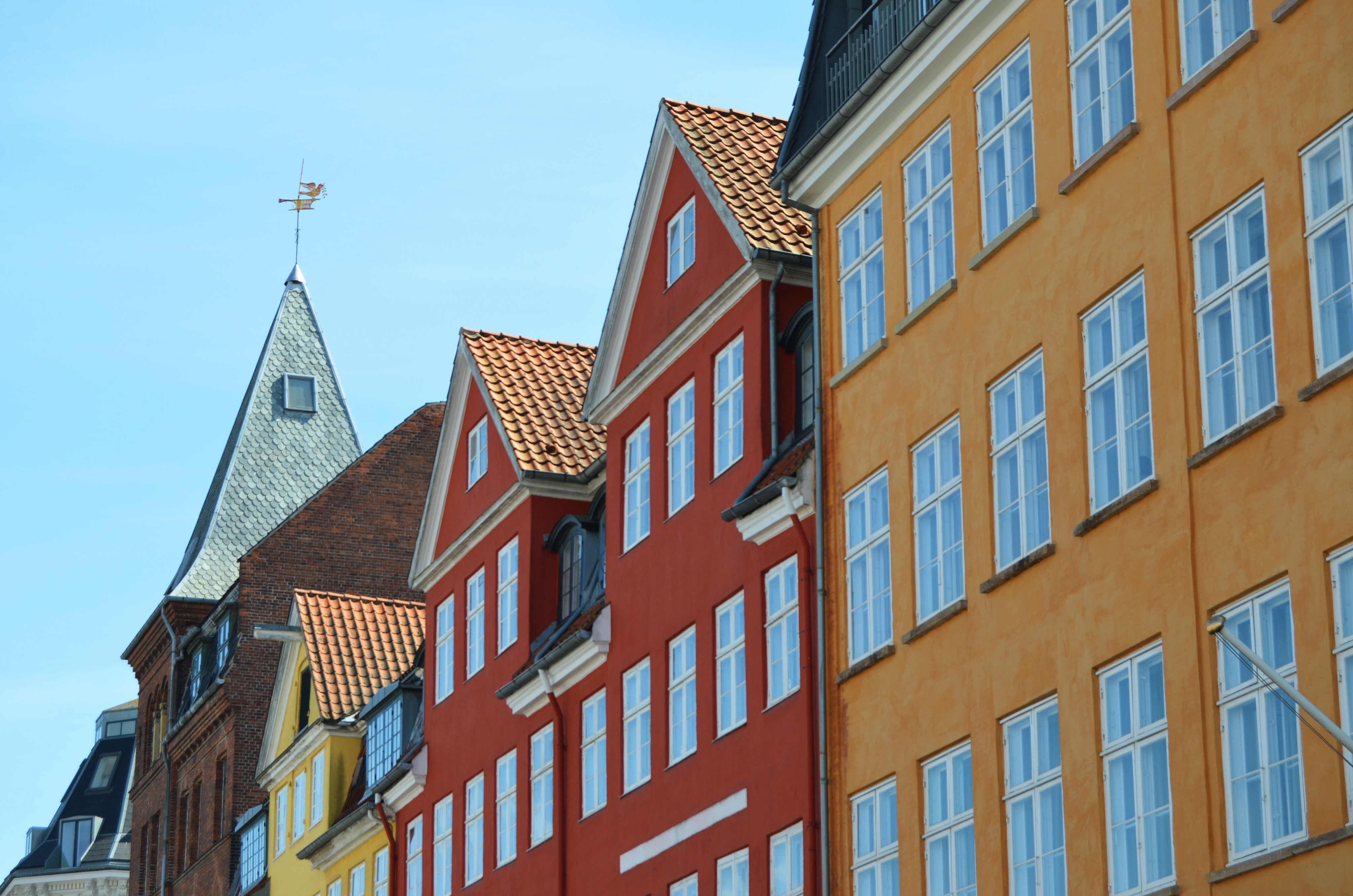 The beautiful coloured houses at Nyhavn