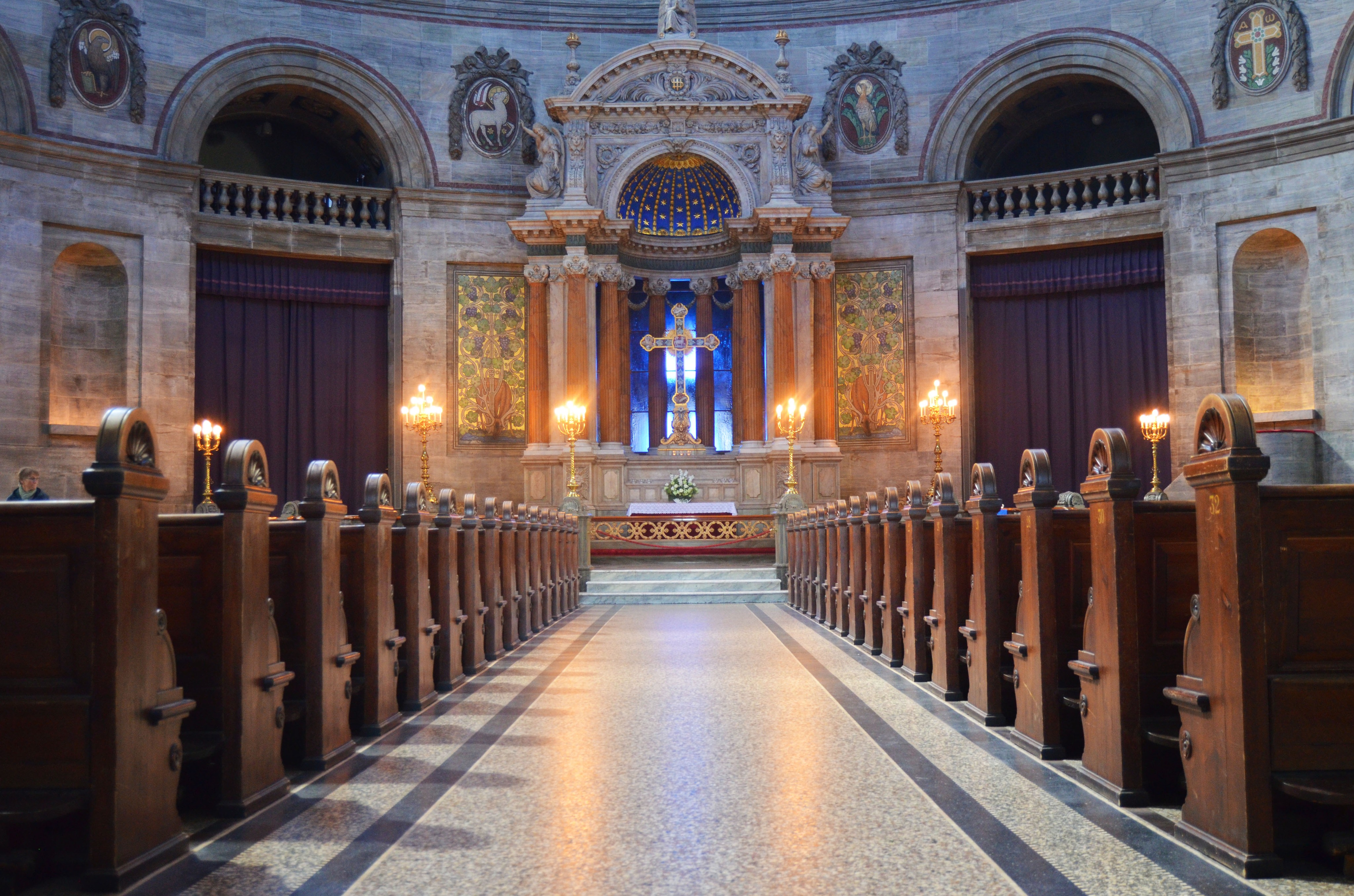 The architecture of The Marble Church