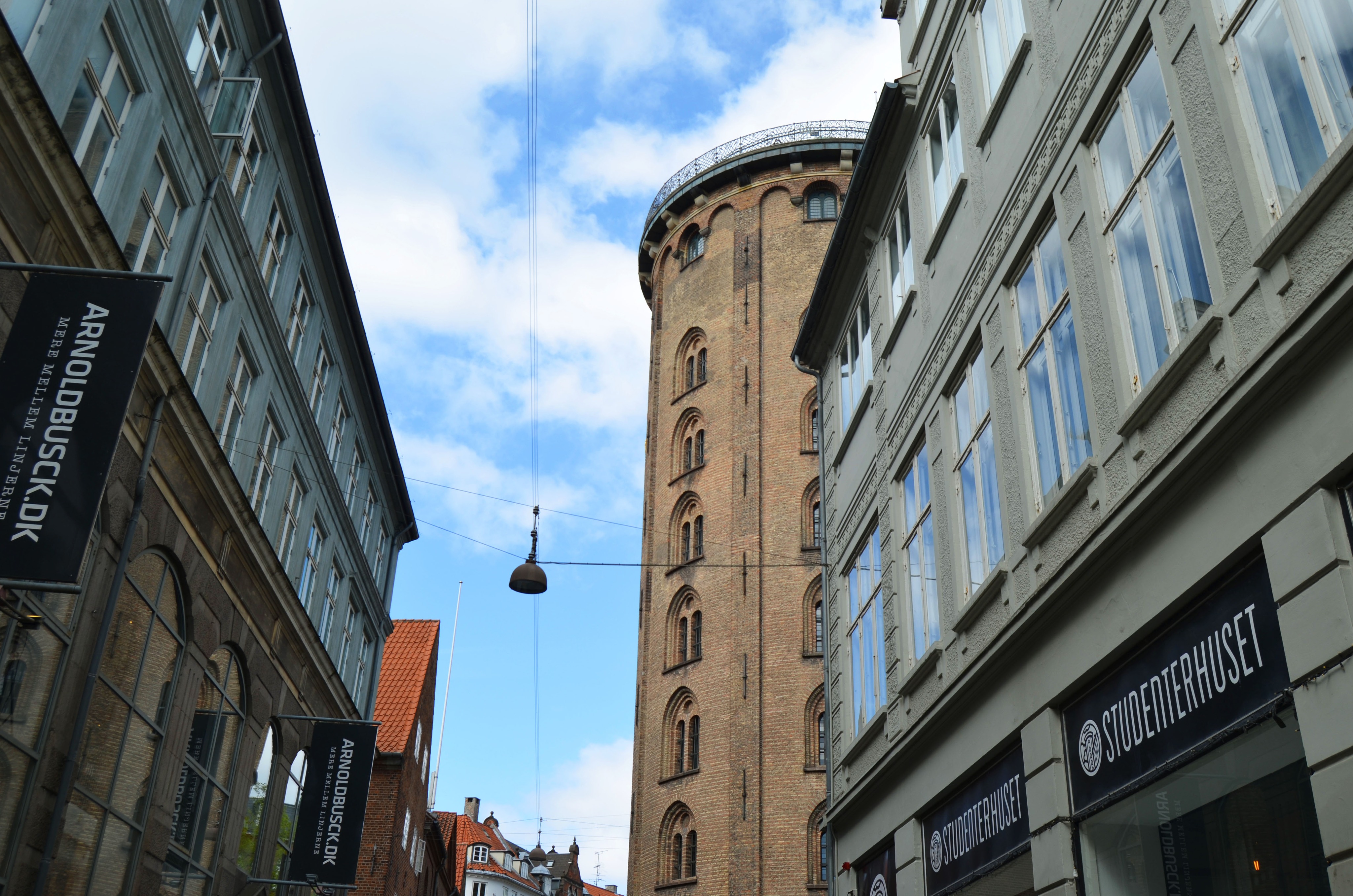 A view of The Round tower from the streets